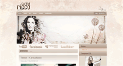 Desktop Screenshot of carinaricco.com