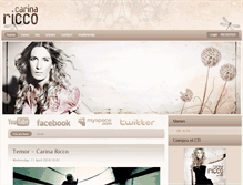 Tablet Screenshot of carinaricco.com